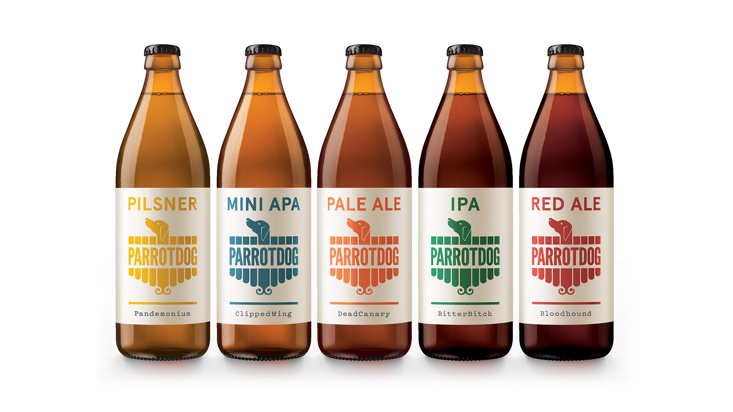 Parrotdog packaging design
